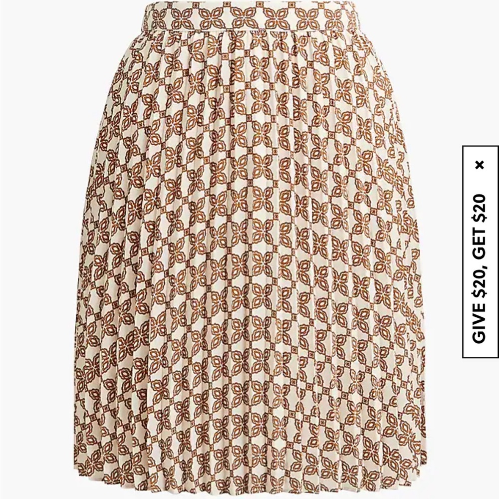 J.Crew Pleated mini skirt